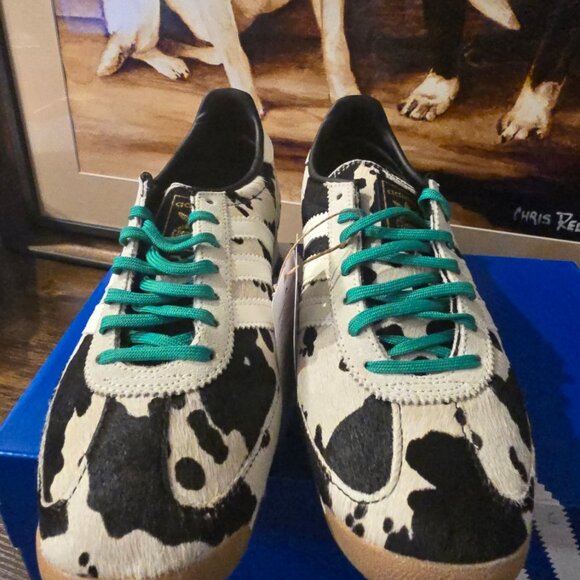 Adidas Originals Women's SL 72 OG Sneakers Cow Print JR1639 Size 9 US NEW - Picture 5 of 14